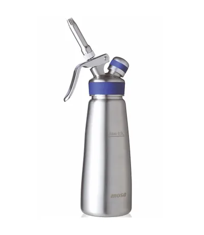 CREAM WHIPPER ALUMINIUM PLASTIC HEAD 0.5L