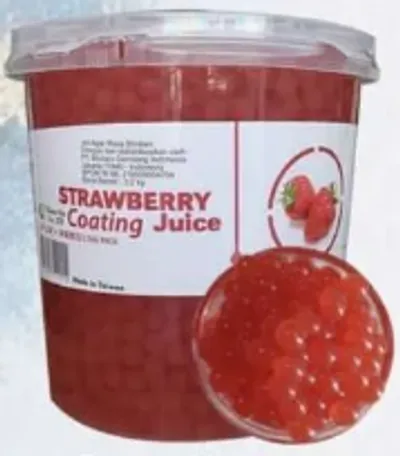 POPPING BOBA STRAWBERRY 12 X 1 KG