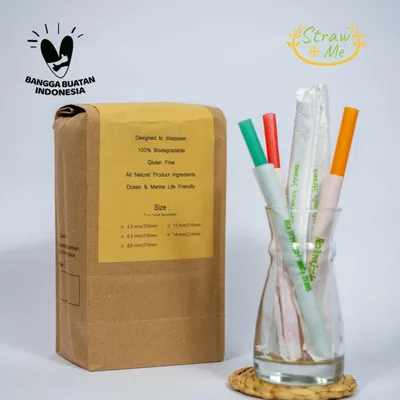 STRAW ME-IN BAG (M) ORIGINAL 11 X 210 MM(10X60PCS)